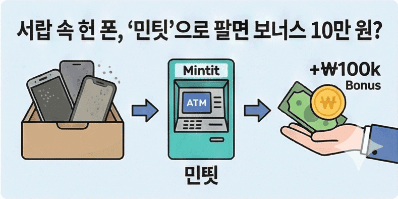 민팃(MINTIT) 중고폰 판매 | 보너스 10만 원 더 받는 타이밍?